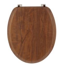 WC DASKA SA PLASTIČNIM OKOVIMA  50X37.5X5.5CM AKACIJA