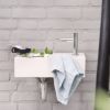 LAVABO KERAMIČKI 40 × 22 × 11.5 cm BELI - 2