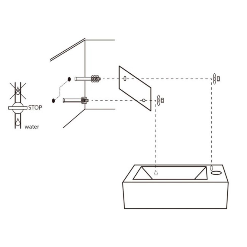 LAVABO KERAMIČKI 40 × 22 × 11.5 cm BELI