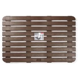 PODLOGA ZA TUŠ KABINU 80X3X50CM PP BRAON