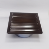 VENTILACIONA REŠETKA 150X150/fi125mm BRAON - 1