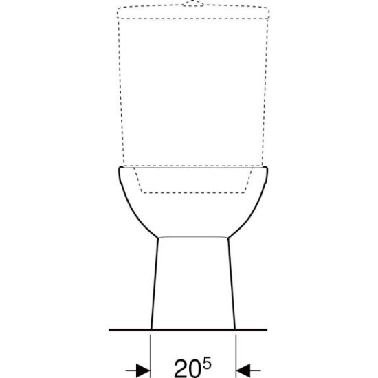 WC ŠOLJA GEBERIT ZA MONOBLOK SIMPLON SELNOVA