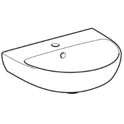 Slika LAVABO GEBERIT 500x410mm SELNOVA