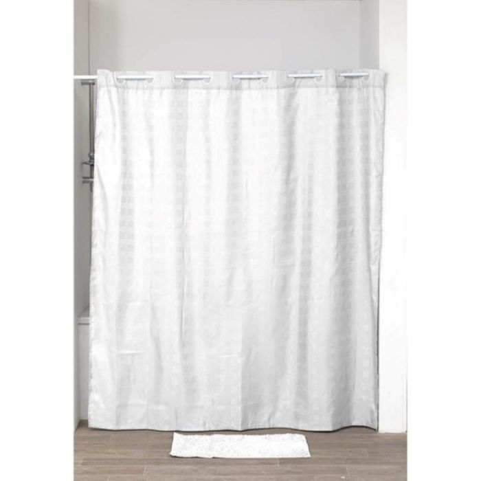 ZAVESA ZA KADU 180X200CM POLIESTER BELA
