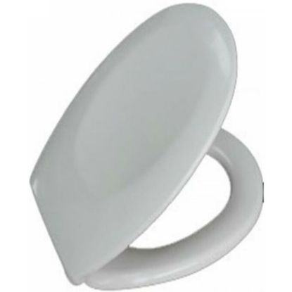 Slika WC DASKA OHAJO C5 DUROPLAST BELA-PVC OKOV SOFT CLOSE DIM. 44.1x36.9CM