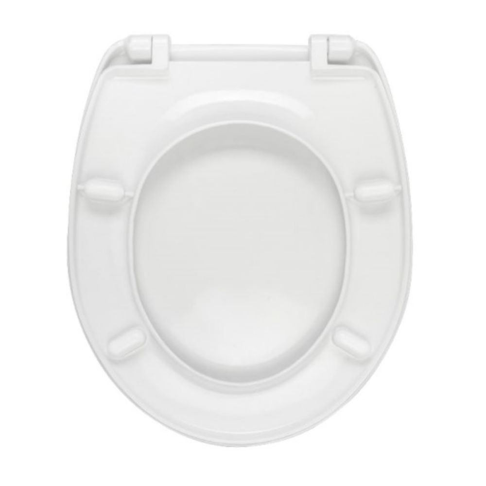 WC DASKA ARENA C2 DUROPLAST BELA-INOX  OKOV-DIM.43.5x38CM