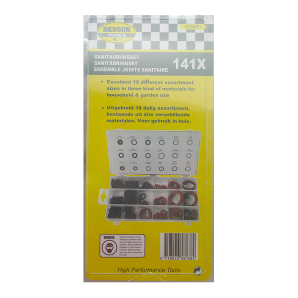 SET SANITARNIH PRSTENOVA 141KOM U KUTIJI