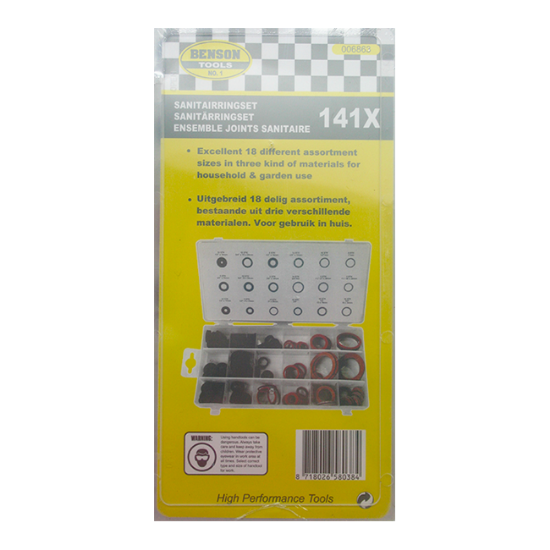 SET SANITARNIH PRSTENOVA 141KOM U KUTIJI