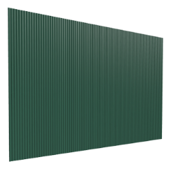 TRAPEZNI PROFIL TR10/100 DUBINE 10MM 1,135X2M ZELENI ( 2.27m2 )