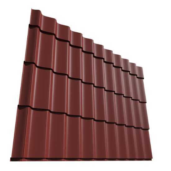 POKRIVNI LIM U OBLIKU CREPA 1,02X2,1M(O,5mm) CRVENI ( 2.142m2 )
