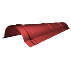 SLAMENJAK ZA C40 CRVENI 1,15M(420)RAL3009