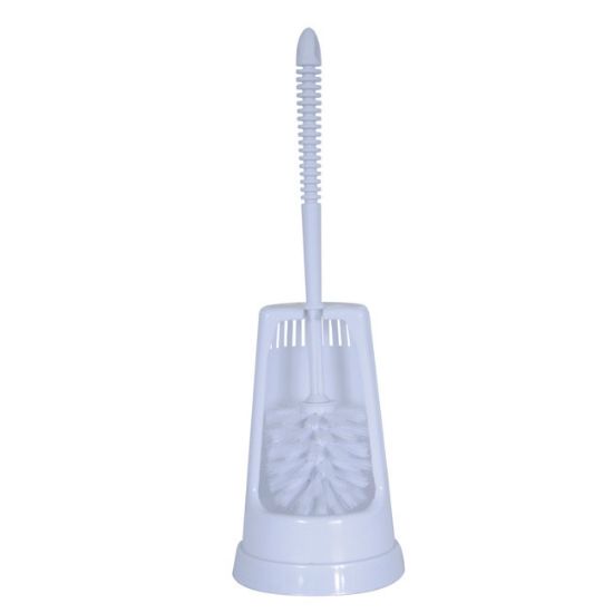 WC ČETKA REBRASTA BELA PVC