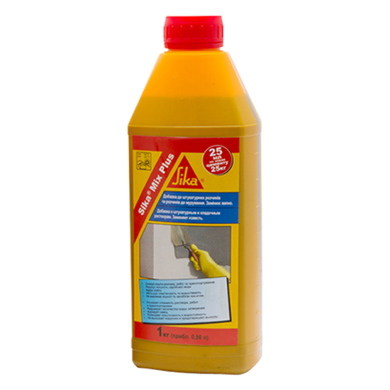 SIKA MIX PLUS - PLASTIFIKATOR ZA MALTERE   1kg
