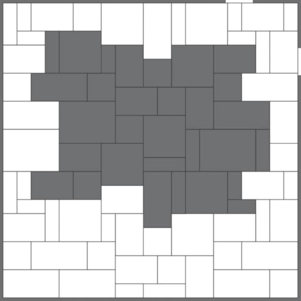 BEHATON Coloseum - Moka 0.93 M2/red