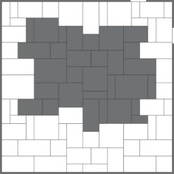 BEHATON Coloseum - Moka 0.93 M2/red