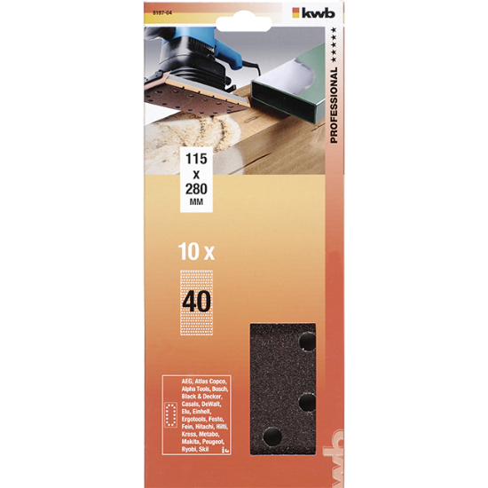 TRAKA BRUSNA PERF."DRVO&METAL", 115X280M