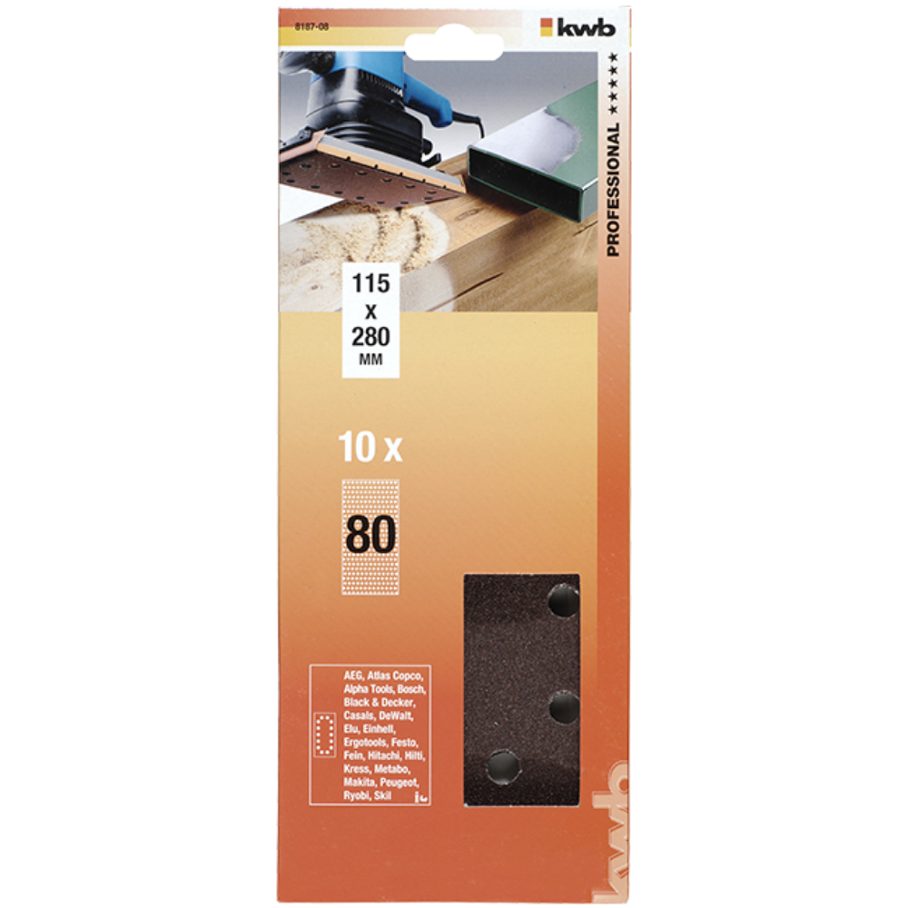 TRAKA BRUSNA PERF."DRVO&METAL", 115X280M