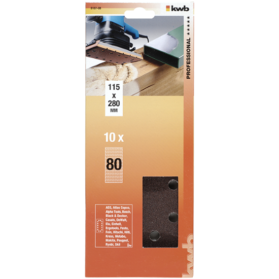 TRAKA BRUSNA PERF."DRVO&METAL", 115X280M