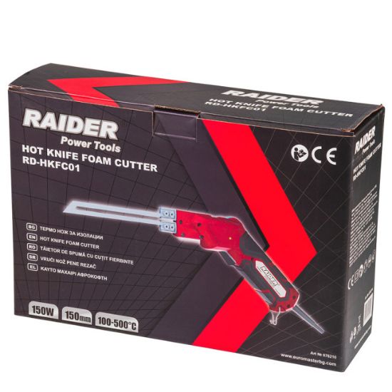 NOŽ ZA REZANJE STIROPORA I PENE U KOFERU 150W 15CM 100-500°C RD-HKFC01