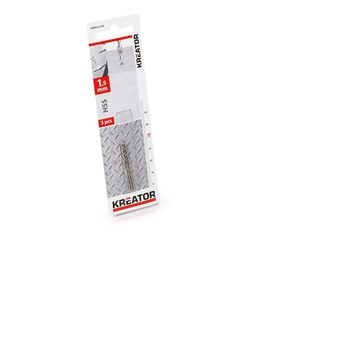 BURGIJE ZA METAL HSS 1,5X40 3KOM.   Kreator alati