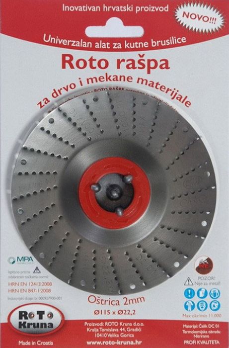 ROTO TURPIJA fI 115-2.0MM