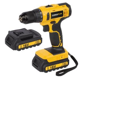 Slika BUŠILICA/ODVIJAČ AKU 16V LI-ION 2 BATERIJE POWERPLUS