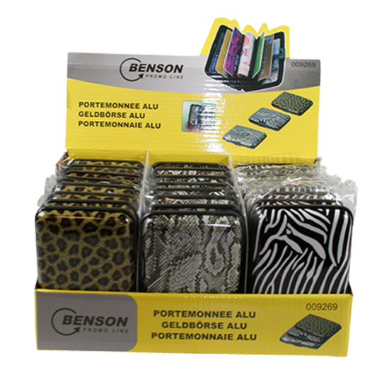 NOVČANIK ALU ANIMAL PRINT