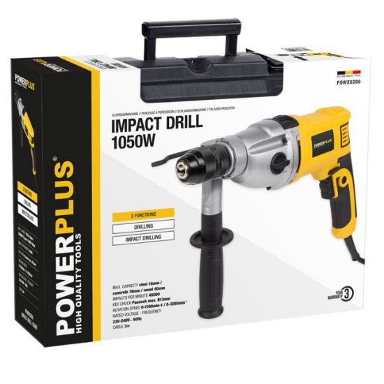 BUŠILICA UDARNA 1050W POWERPLUS