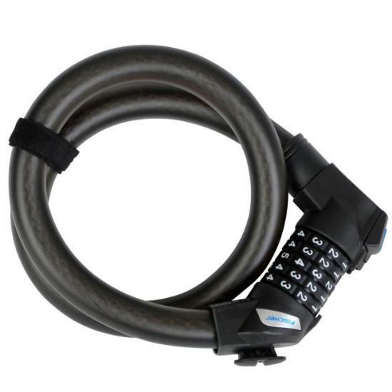 LANAC ZA BICIKL 85CM 23MM SA ŠIFROM I SVETLOM FISCHER