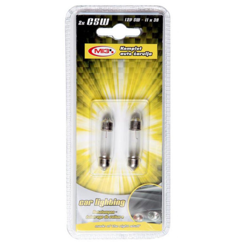 SIJALICA 12V 5W C5W 11x38 SOFIT SET 2KOM MI3 35333