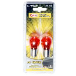 SIJALICA 12V 21W ŽUTA BAU15S AMBER SET 2KOM MI3 35329