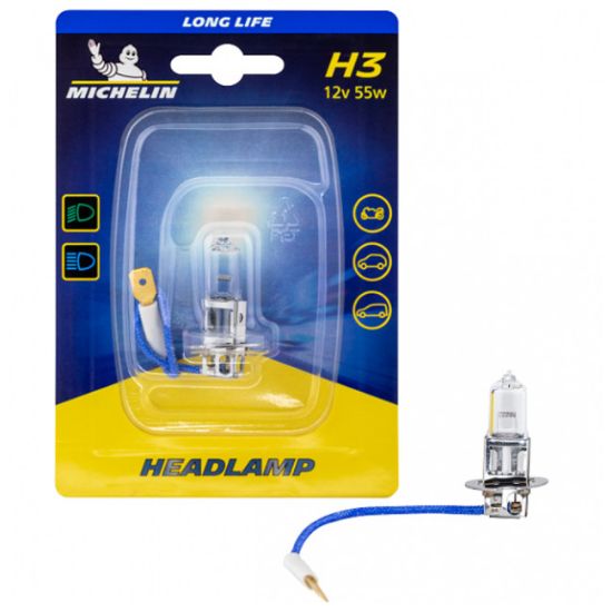 SIJALICA ZA AUTO H3 12V 55W LONG LIFE MICHELIN