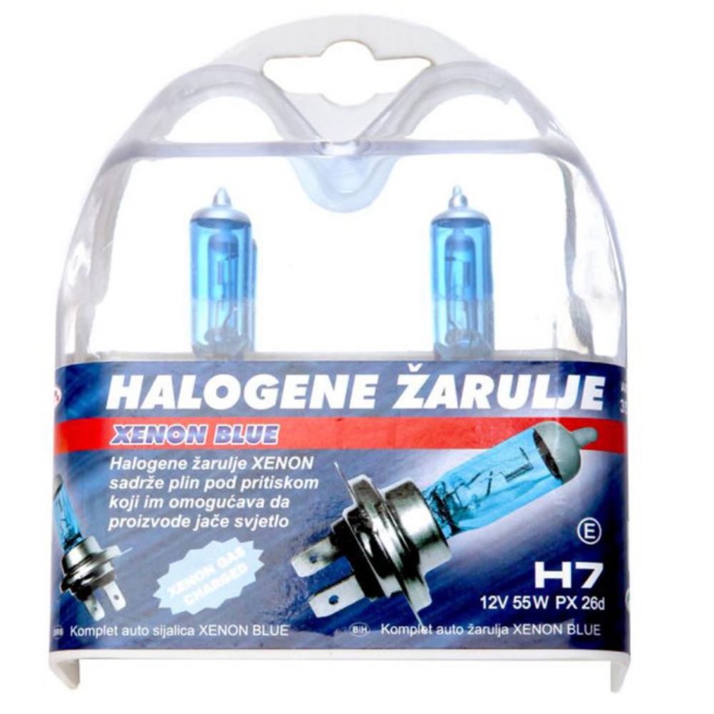 SIJALICA 12V H7 55W XENON BLUE SET 2KOM MI3 35317