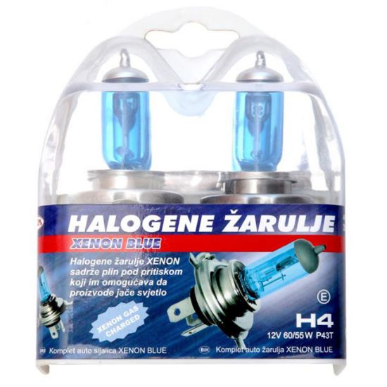 SIJALICA 12V H4 60/55W XENON BLUE SET 2KOM MI3 35316
