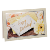ČESTITKA HAPPY B ŽUTI CVET 3D - 1