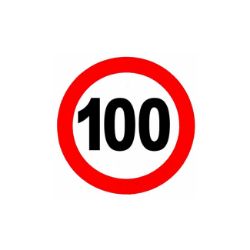 NALEPNICA OGRANIČENJE BRZINE 100 FI120