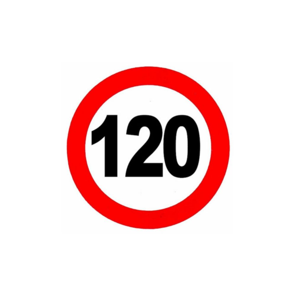 NALEPNICA OGRANIČENJE BRZINE 120 FI120