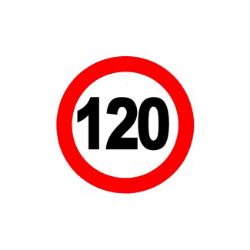 NALEPNICA OGRANIČENJE BRZINE 120 FI120