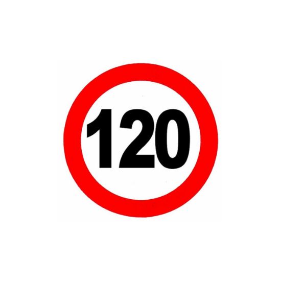 NALEPNICA OGRANIČENJE BRZINE 120 FI120