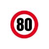 NALEPNICA OGRANIČENJE BRZINE 80 FI120 - 1