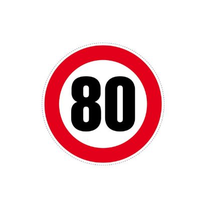 NALEPNICA OGRANIČENJE BRZINE 80 FI120