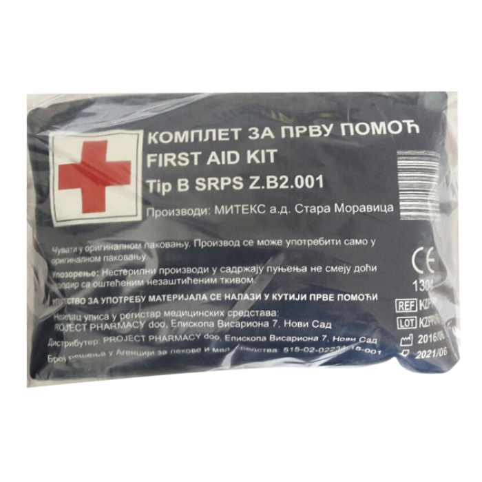KOMPLET ZA PRVU POMOC TIP B