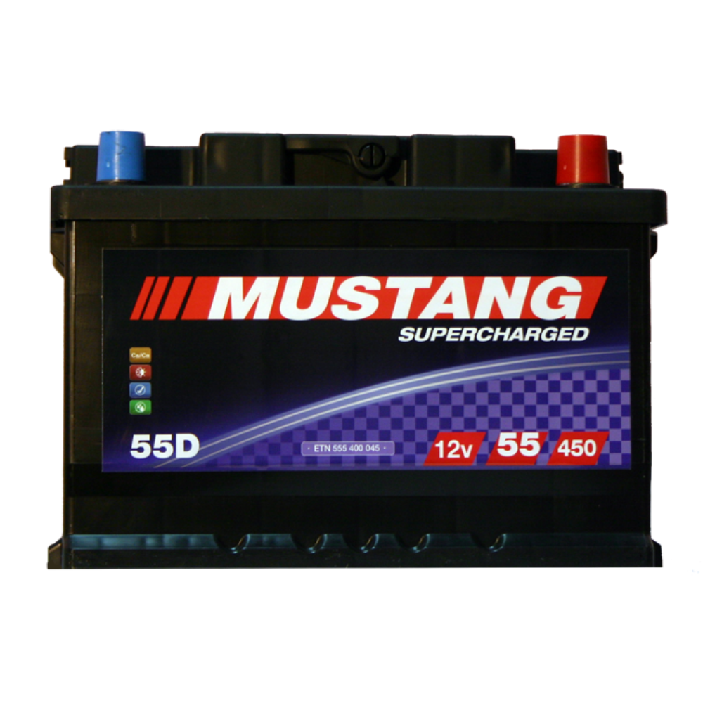 AKUMULATOR 12V 55Ah D+ MUSTANG:)