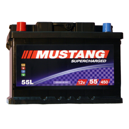 Slika AKUMULATOR 12V 55Ah L+ MUSTANG:)