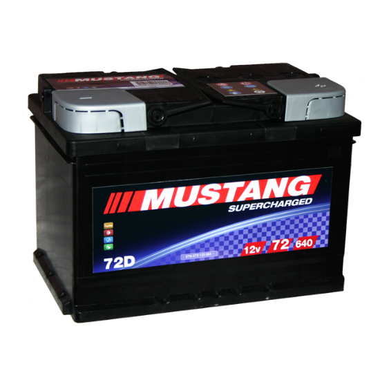 AKUMULATOR 12V 72Ah D+ MUSTANG:)