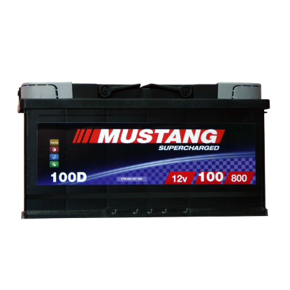 Slika AKUMULATOR 12V 100Ah D+ MUSTANG:)