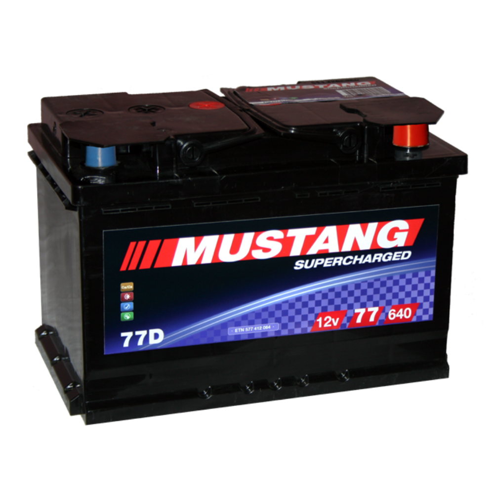 AKUMULATOR 12V 77AH D+MUSTANG:)