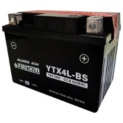 Slika AKUMULATOR ZA MOTOR 12V03D S-YTX4L-BS FIRECELL