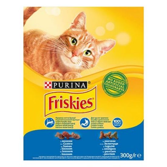 GRANULE ZA MAČKE LOSOS 300G FRISKIES