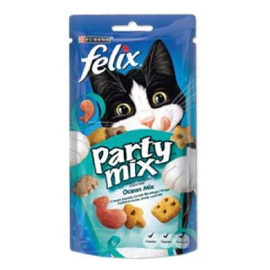 POSLASTICA ZA MAČKE PARTY OCEAN MIX 60G FELIX